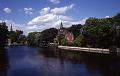 29-Bruges,Minnewater (lac d'Amour),14 agosto 1989